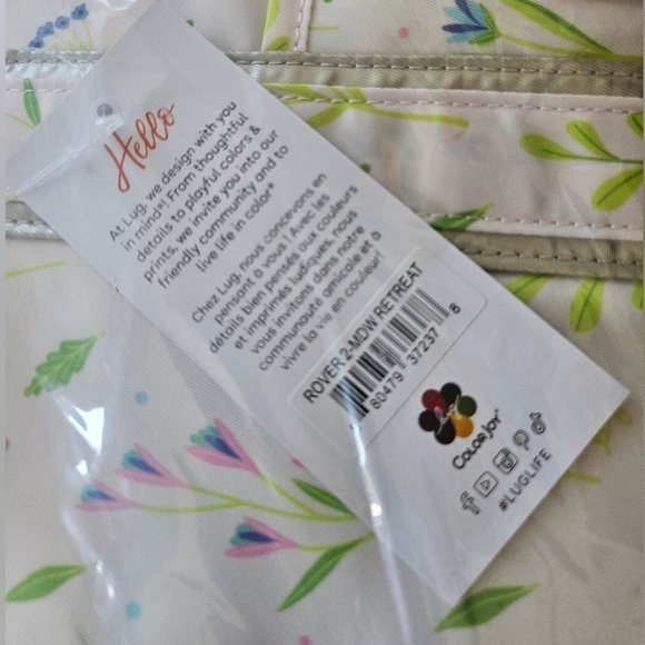 NWT Lug Rover Xl Tote In Meadow Retreat - Picture 6 of 10